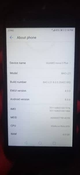 Huawei nova 2 play all ok ha 0