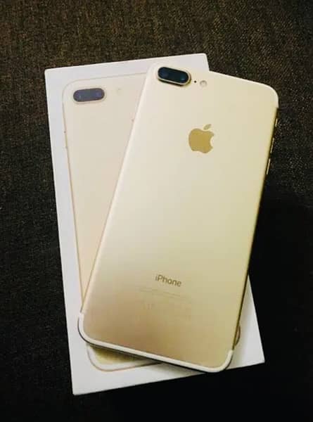 iPhone 7 Plus 32gb all ok 10by10 pta approved 100BH ALL PACK SET GOLDN 2