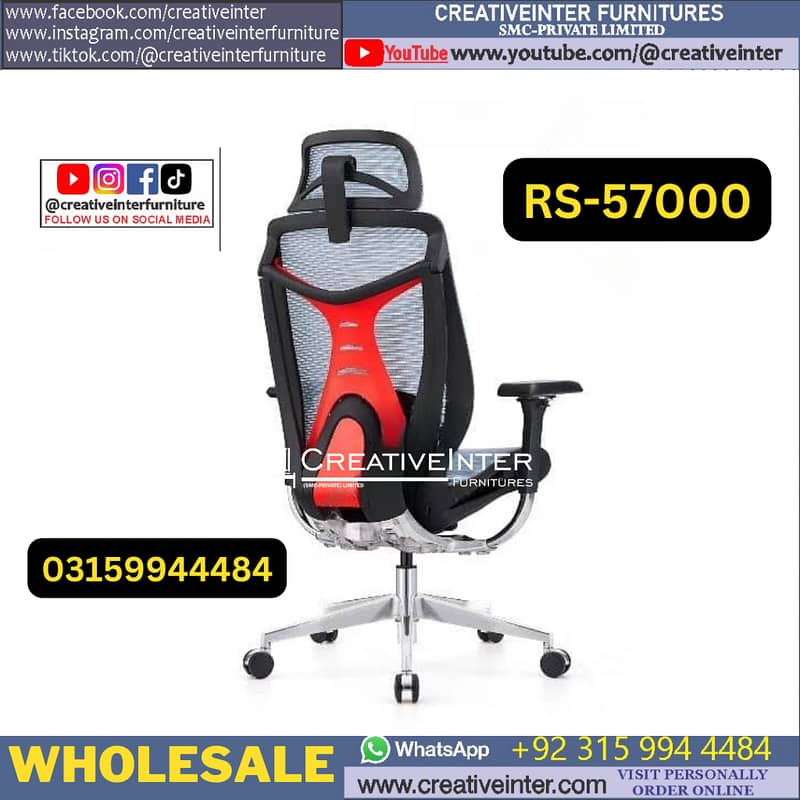 Office Chair Gaming Study Computer Ergonomic Table L Shape Desk 10