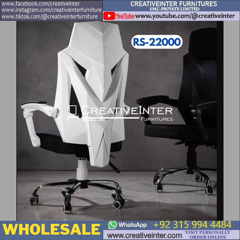 Office Chair Gaming Study Computer Ergonomic Table L Shape Desk 15