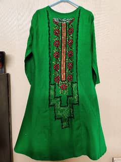 New 3 piece Lawn Frock for Sale