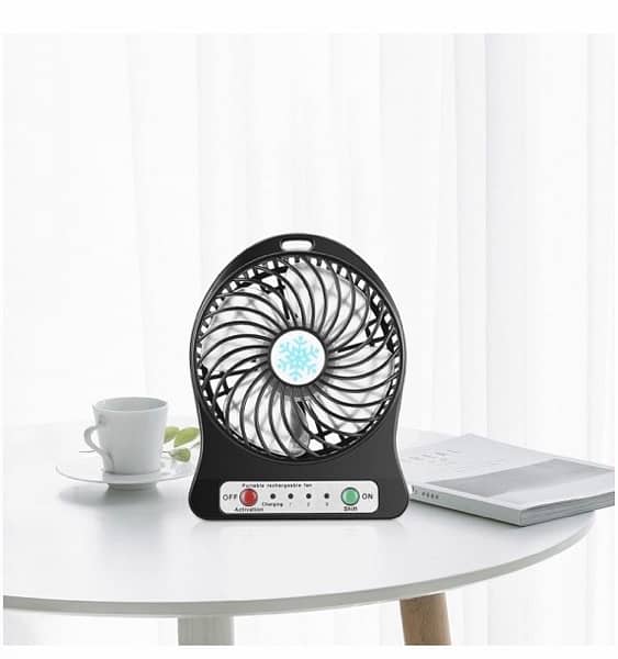 portable mini usb fan rechargeable 1