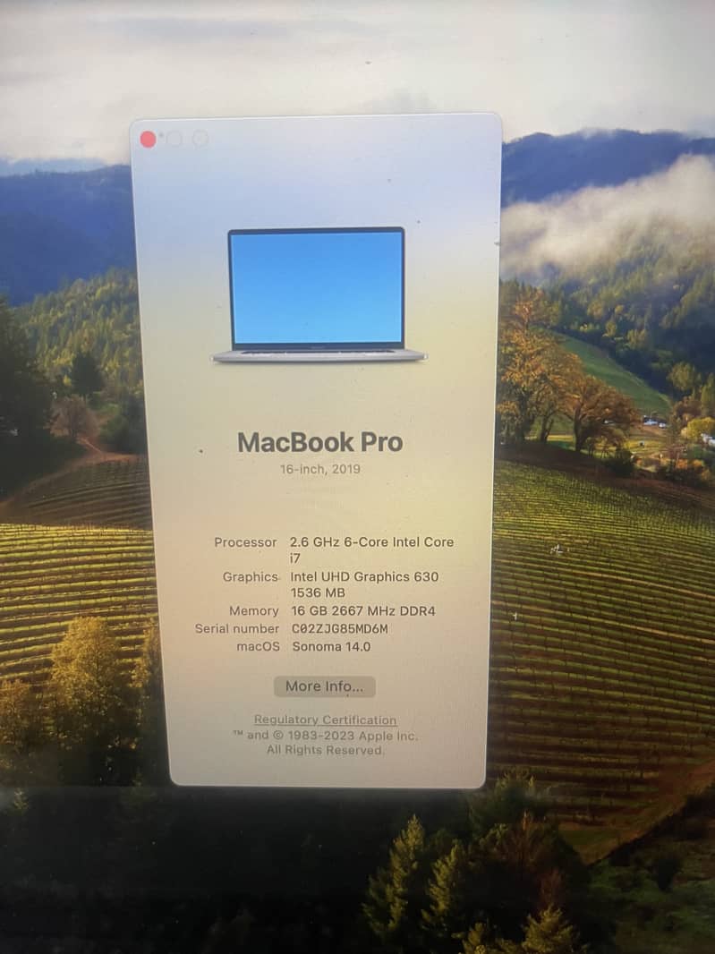 MacBook Pro 14gb 2019 16"1 5
