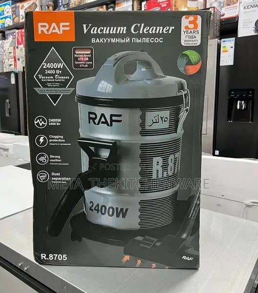 Original RAF Powerful Vacuum Cleaner - 25 Ltr Dust Capacity 4