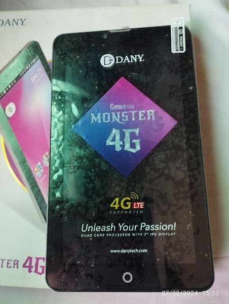 Dany Tab Monster 4g 2gb ram 16 rom dual sim pta approved 1