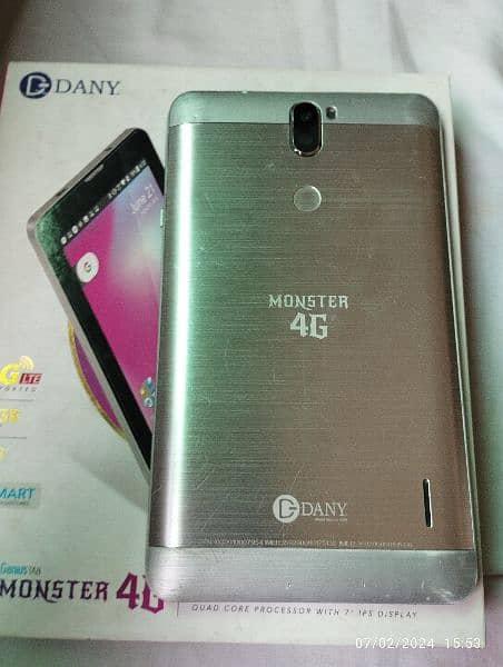 Dany Tab Monster 4g 2gb ram 16 rom dual sim pta approved 3