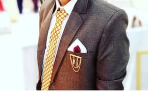 3 piece wedding wear suit (Brown colour)