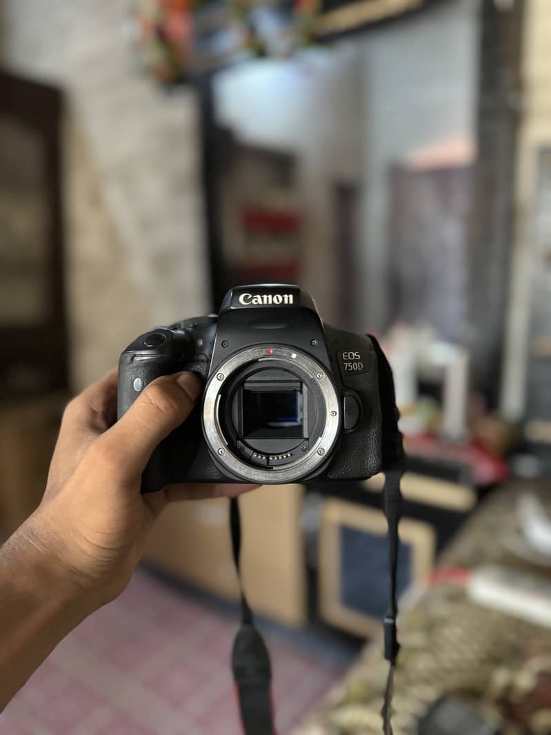 Canon 750D DSLR Camera - 2 Lenses - 2 Batteries 4