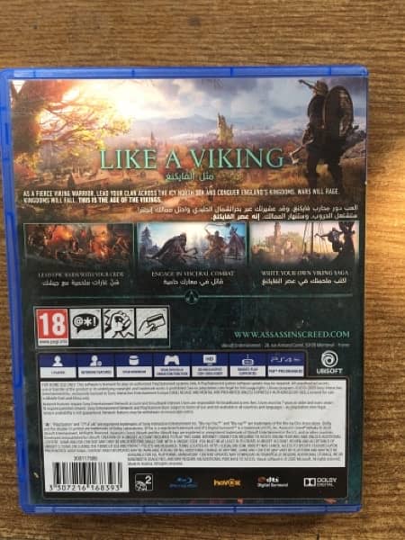 Assasin creed Valhalla Ps4 disk game 1