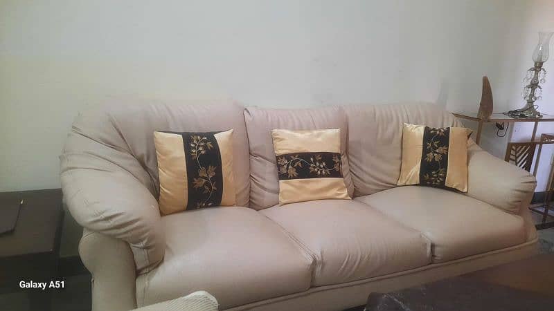 5 seater leather sofa set 3