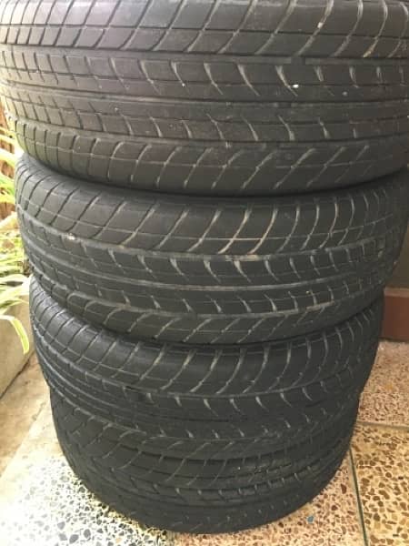 195/60/15 Dunlop 2nd hand used tyers 3