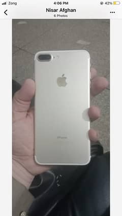 I phone 7 plus pta approved 32 gb contact only whats app