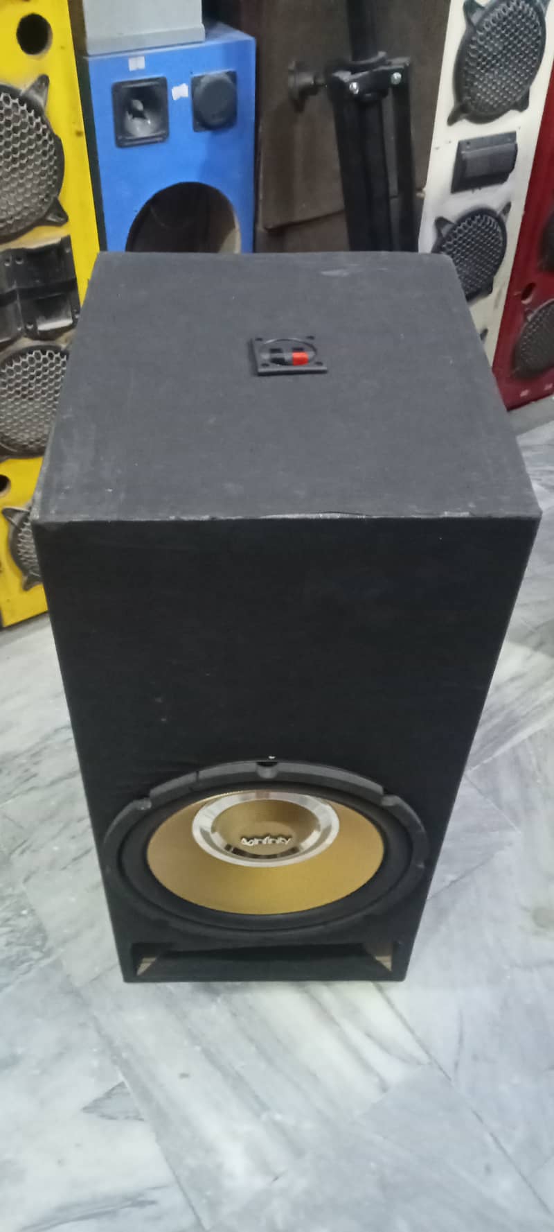 infinity subwoffer 12 inch best qulaity sound bass with basstube 29 in 4