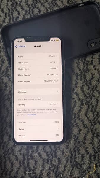iPhone x 256gb pta approved 6