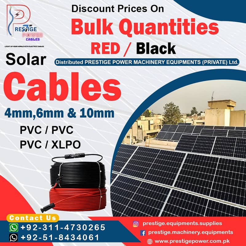 DC Solar Cables / Prestige Power Cables 2