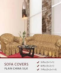 Elastic Fit Sofa Cover 5 seater Jersey Elastic 3+1+1=5 seater Sofa Cov 1