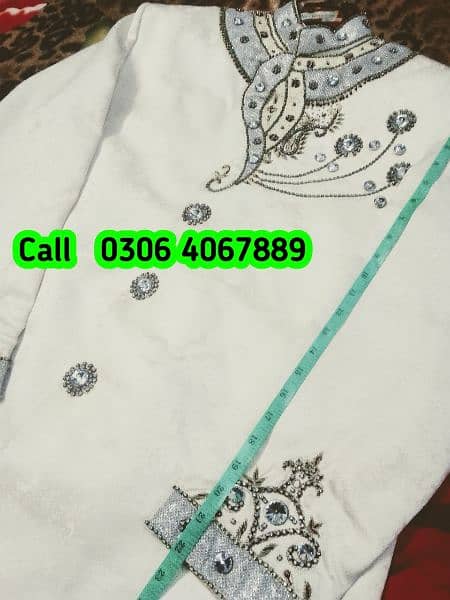 Prince new sherwani graceful design of white color Branded suit j 2