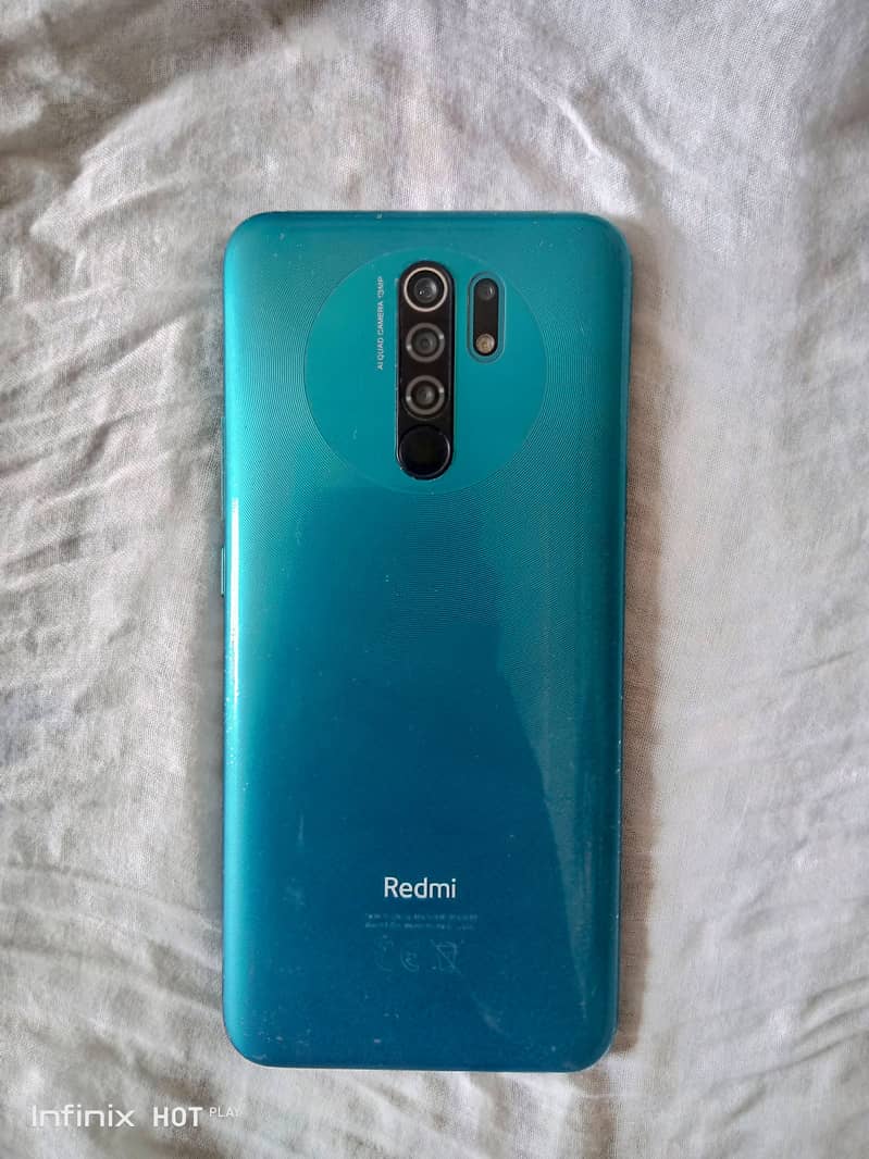 Redmi 9 with box and charger available 9