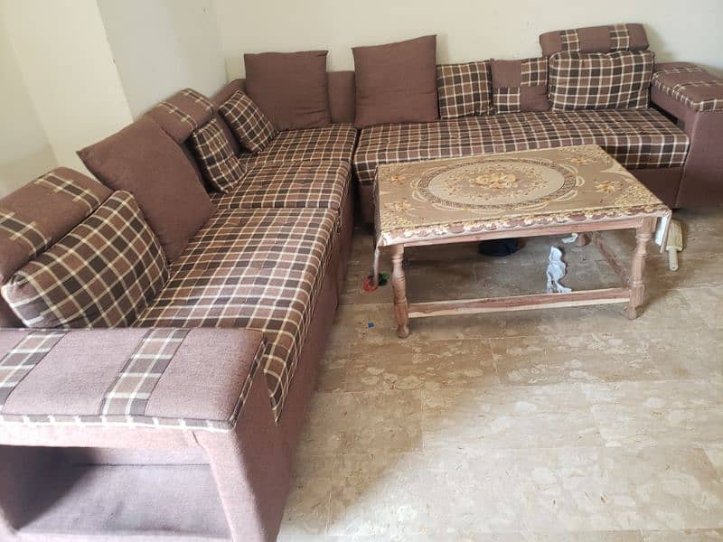 8 SEATER SOFA SET WITH COUSION 6