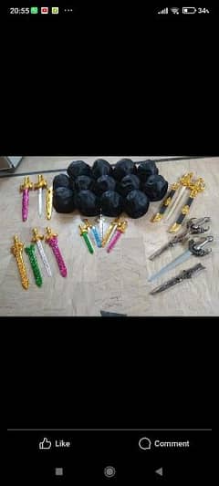 Toy swords and ertugrul caps 0