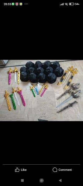 Toy swords and ertugrul caps 0
