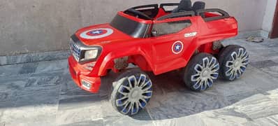 6 wheel powerfull car 65 kg capacity for 2 years to 12 years old 0
