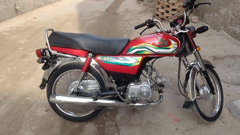 Honda cd 70 2023 model good condition All documents clear 9