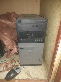 Dell Lcd and dell pc in tower case