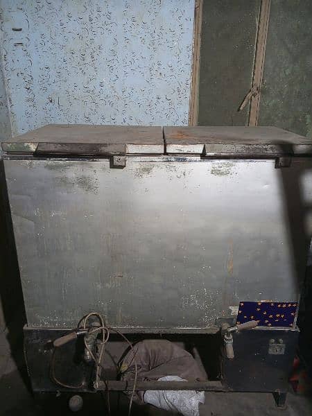 Steel body chiller freezer double compressor 0