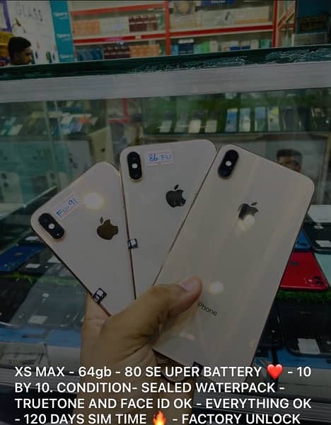 iPhone 11 Pro Max 64gb factory unlock 120 sim time bh 80 0