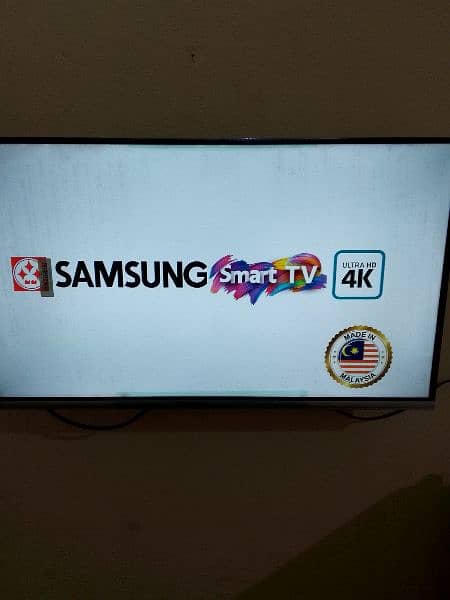 Samsung smart Led tv 4k bader less 0