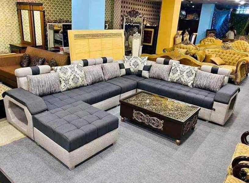 Sofa set/5,6,7 Seater/L shape /Coffee chairs /cum bed/ Ottoman stools 1