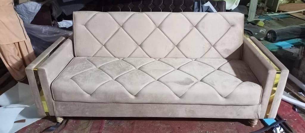 Sofa set/5,6,7 Seater/L shape /Coffee chairs /cum bed/ Ottoman stools 8