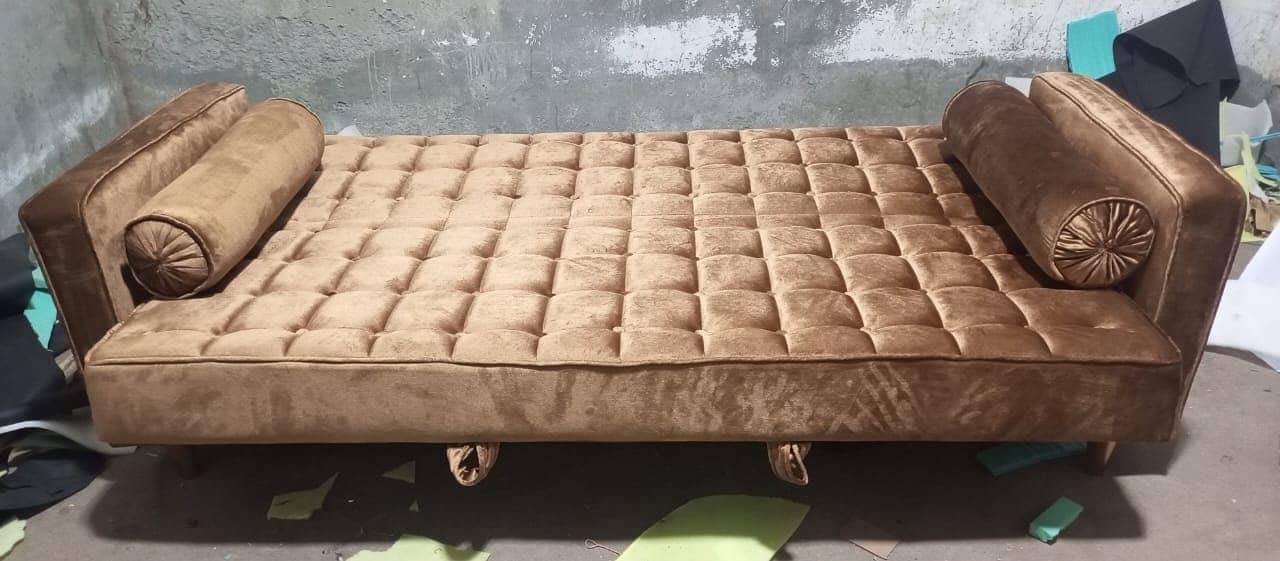Sofa set/5,6,7 Seater/L shape /Coffee chairs /cum bed/ Ottoman stools 11