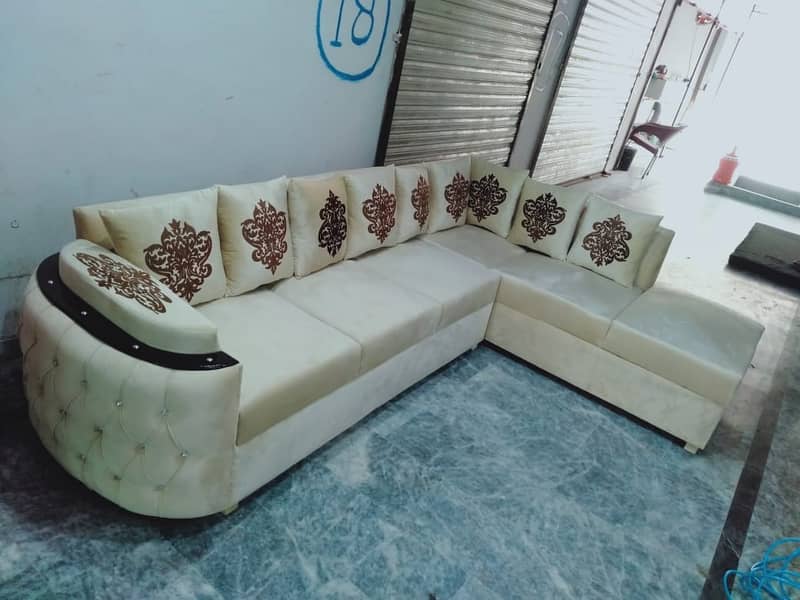 Sofa set/5,6,7 Seater/L shape /Coffee chairs /cum bed/ Ottoman stools 16