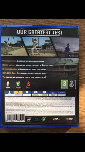 Ashes Cricket Ps4 Game 2