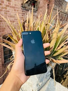 iPhone 7plus PTA APPROVED JET BLACK  128gb ALL OK 03269969969 wp ajao