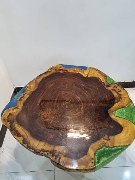Wooden Table , Centre Table , Live Edge Resin Table 2