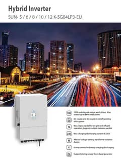 Deye - Solar Hybrid 3 Phase 10kw Inverter - Top Quality