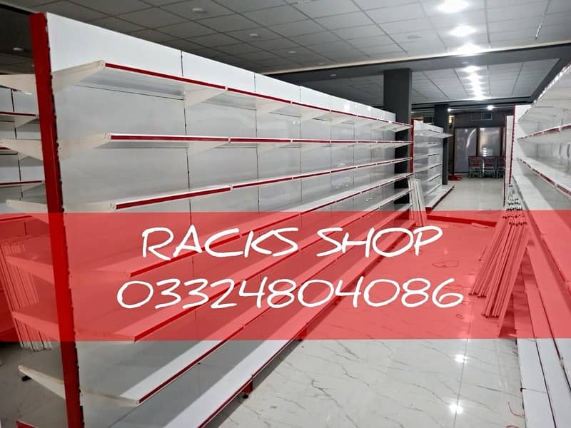 New Store Rack/ File rack/ wall rack/ Gondola Rack/ Trolleys/ counters 11