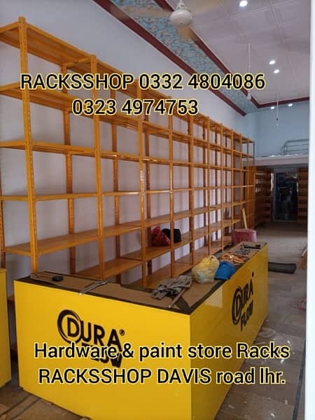 New Store Rack/ File rack/ wall rack/ Gondola Rack/ Trolleys/ counters 13