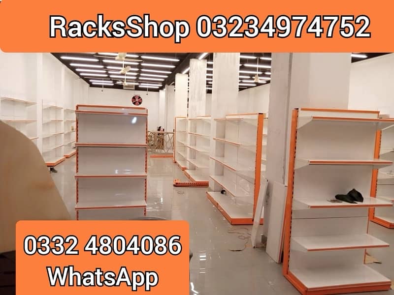 New Store Rack/ File rack/ wall rack/ Gondola Rack/ Trolleys/ counters 19
