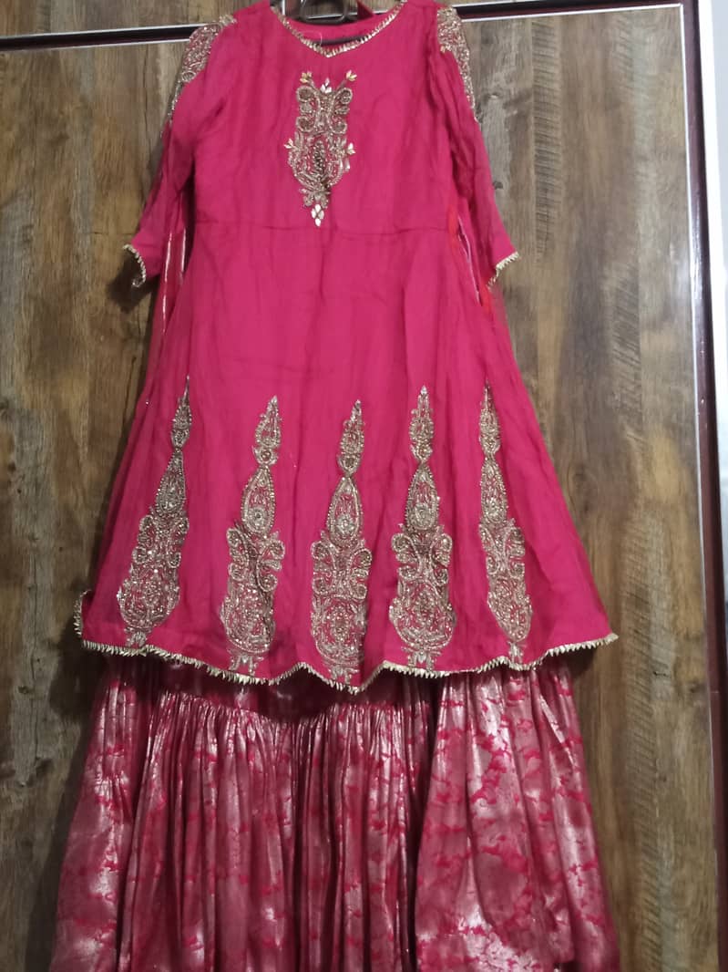 Designer bridal Mehndi dress 6