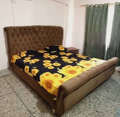 King sized wooden bed for sale