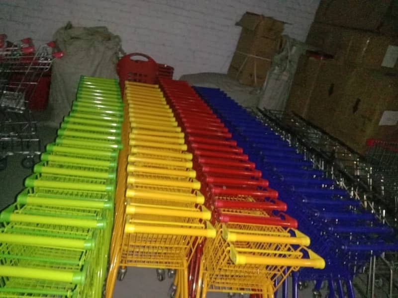 Racks/ wall rack/ Gondola Rack/ Store Rack/ cash counter/ Trolleys/bin 10