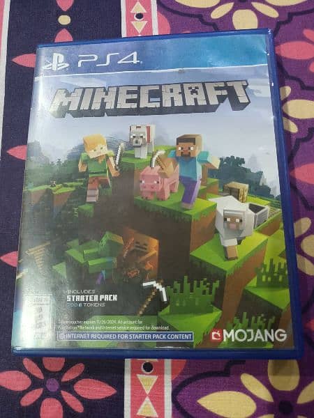 MINECRAFT BEDROCK EDITION / PLAY STATION 4 GAME 0