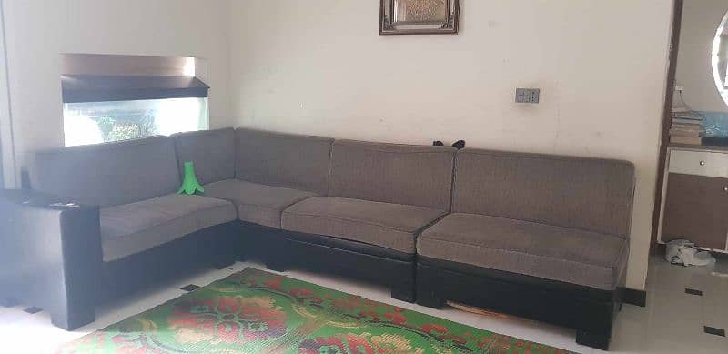 l. shape sofa set 3