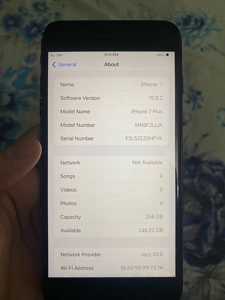 i phone 7 plus 256 gb pta approved 7