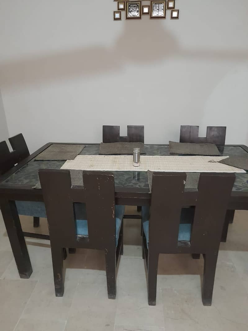 Wooden dining table 3