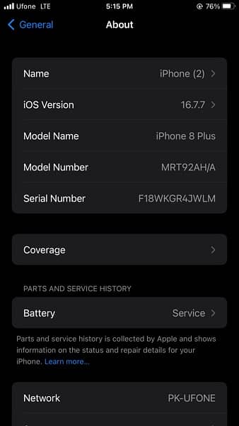 iPhone 8 Plus PTA APPROVED 64GB 2